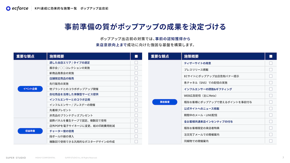 施策一覧