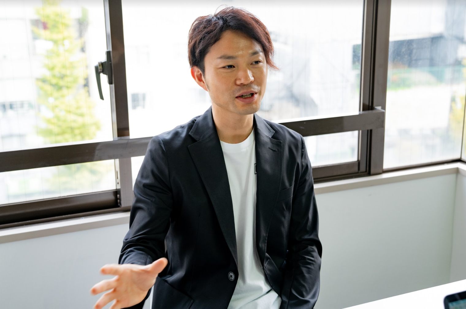 取材の様子