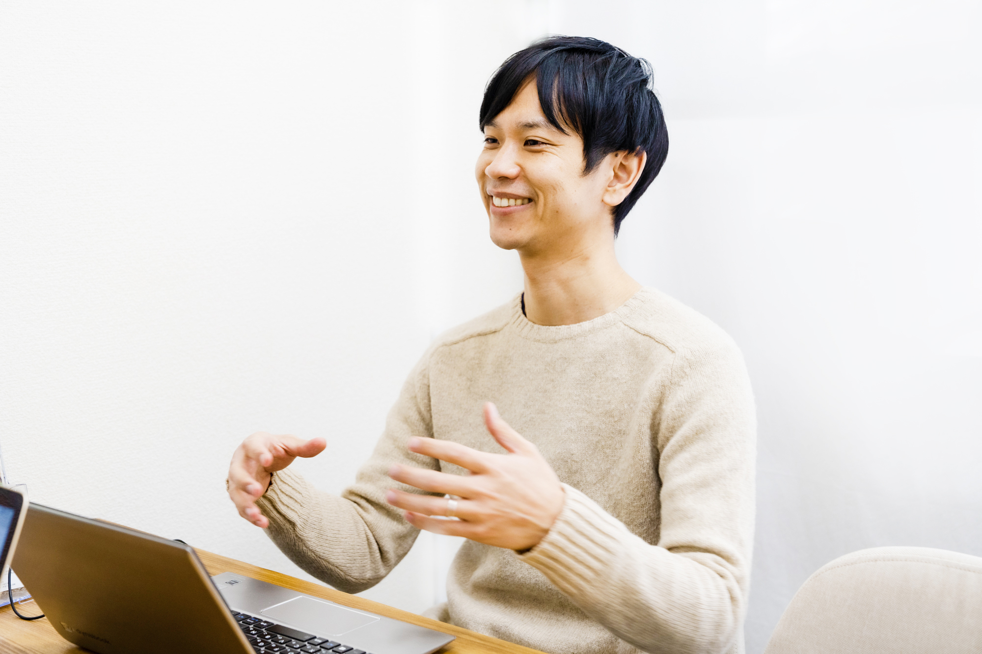 取材の様子