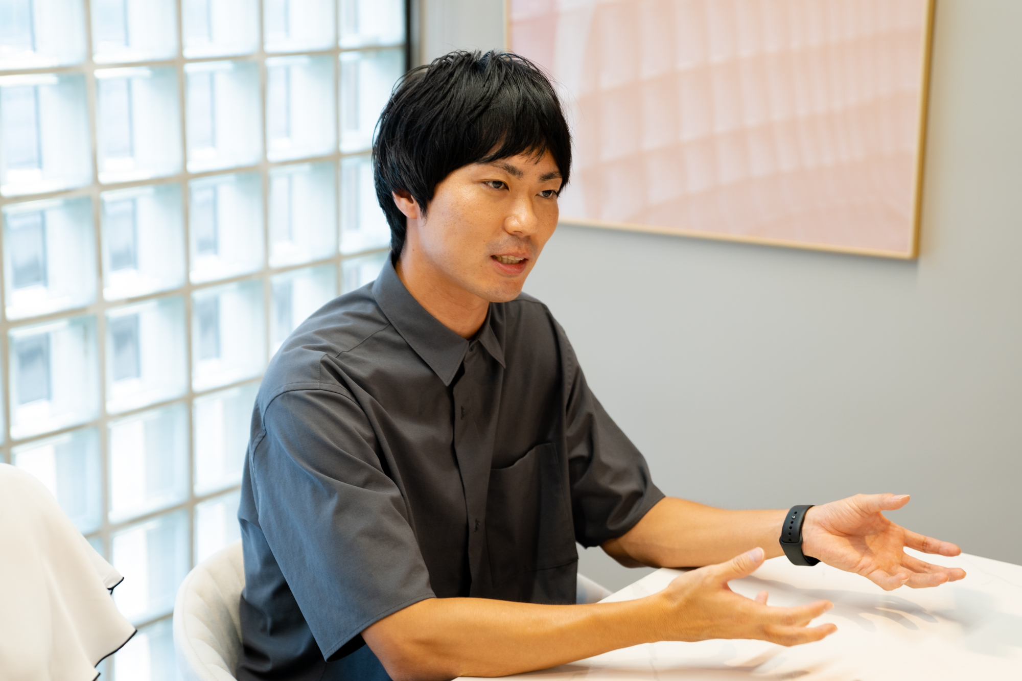 取材の様子