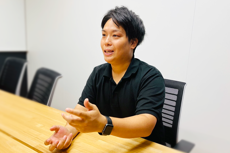 取材の様子