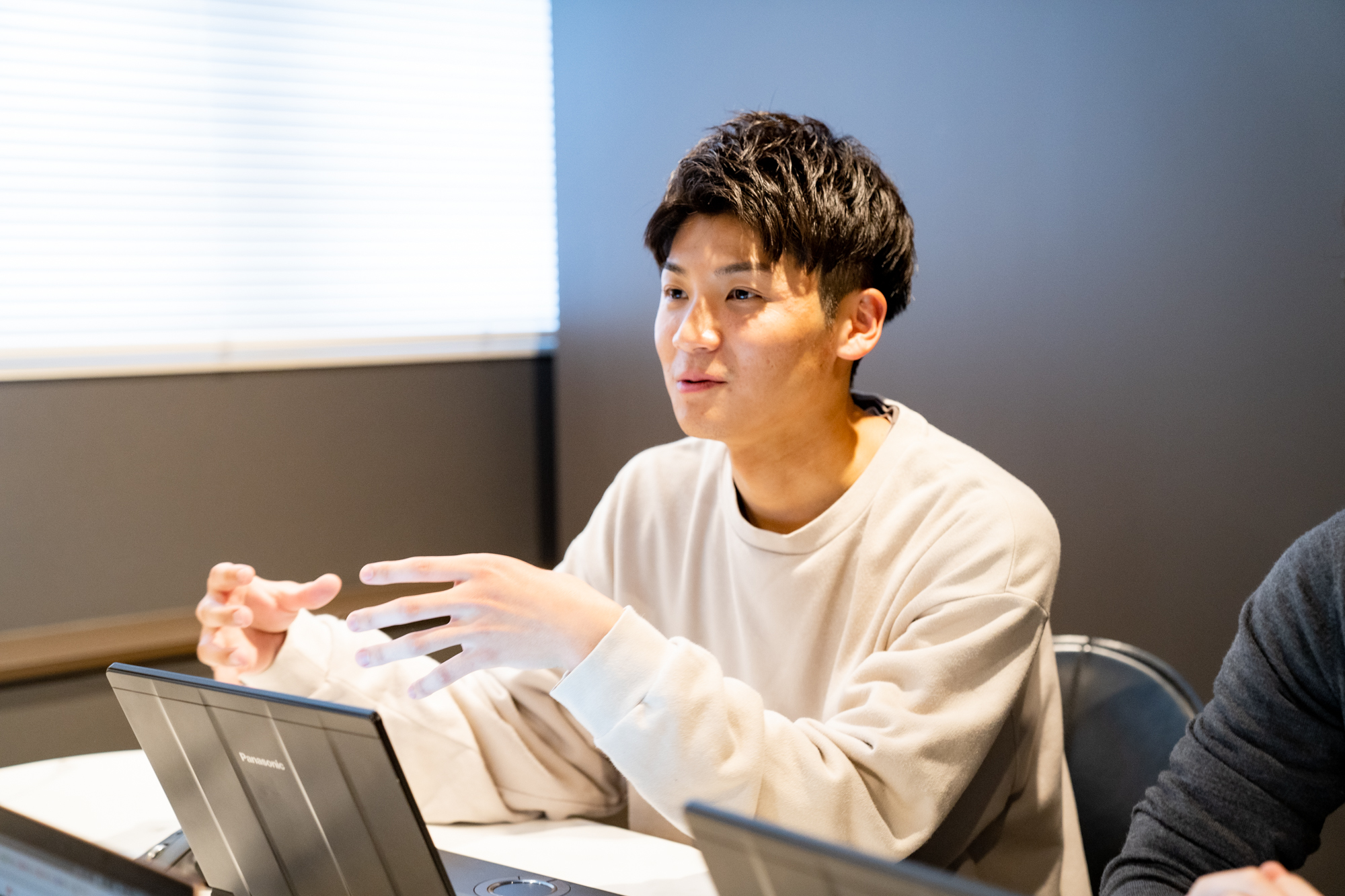 取材の様子