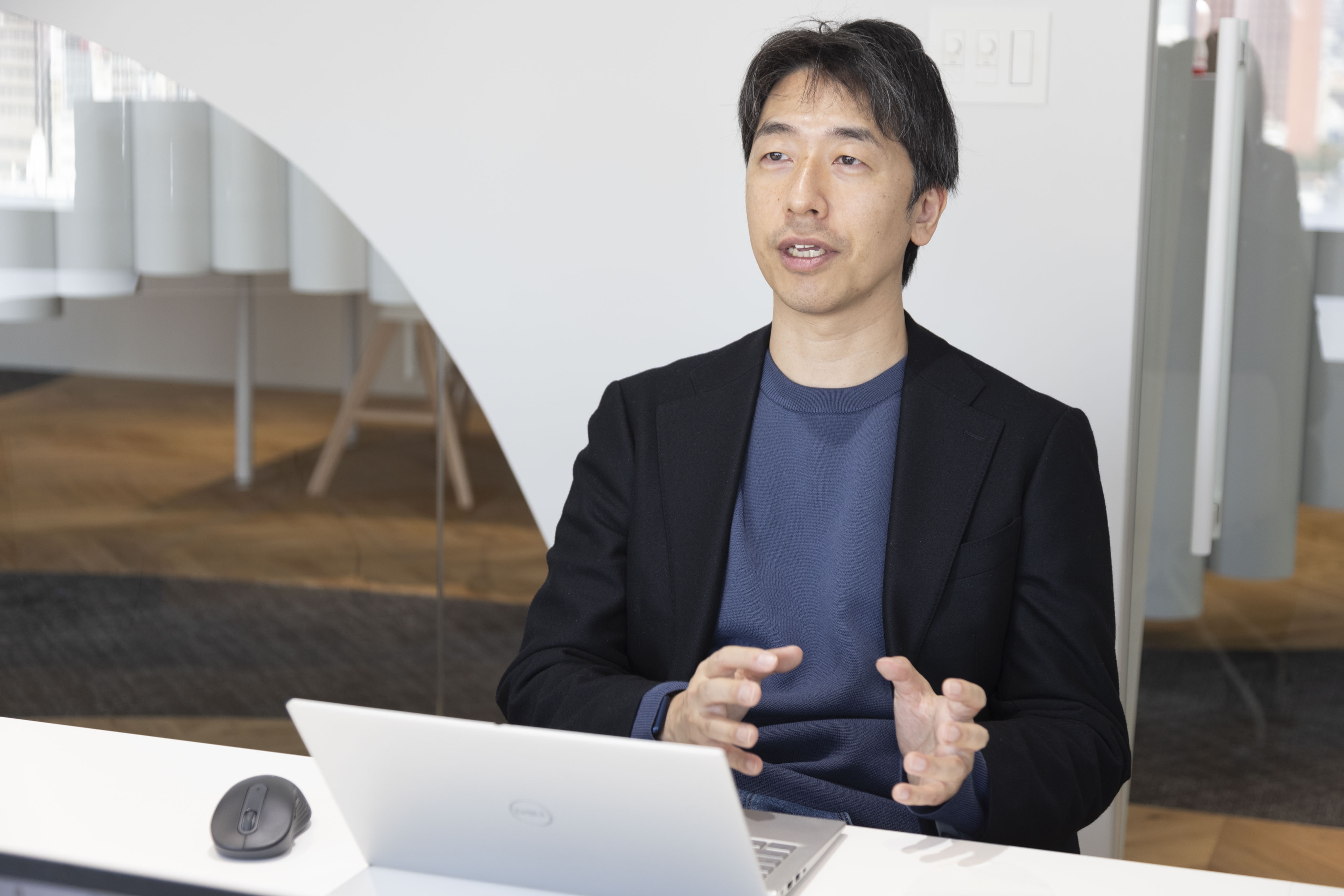 取材の様子