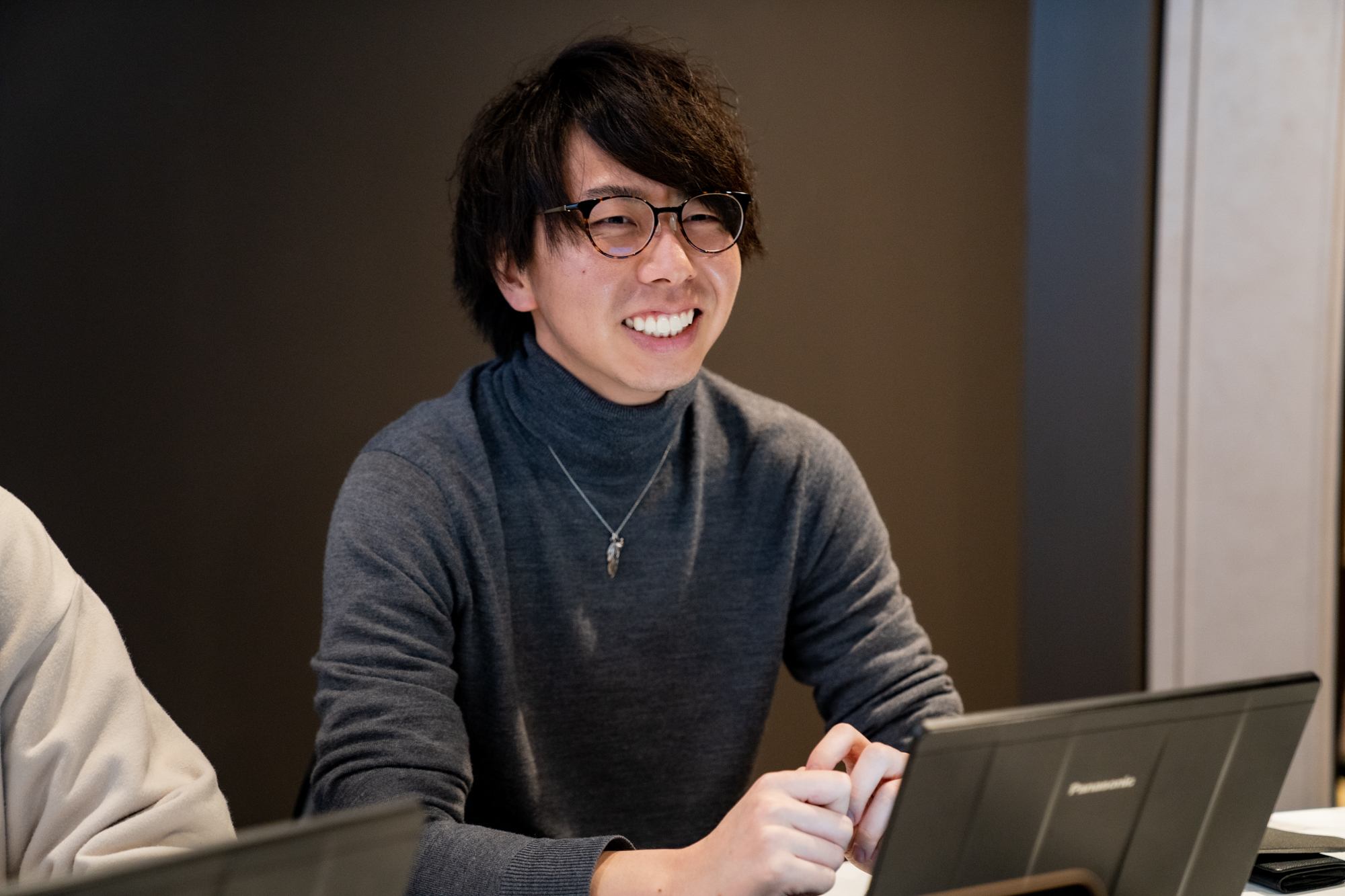 取材の様子