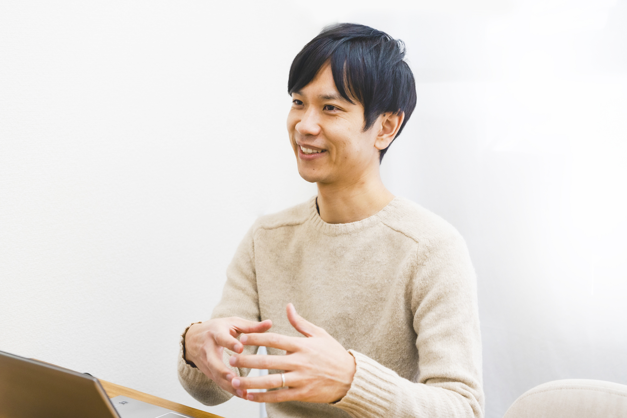 取材の様子