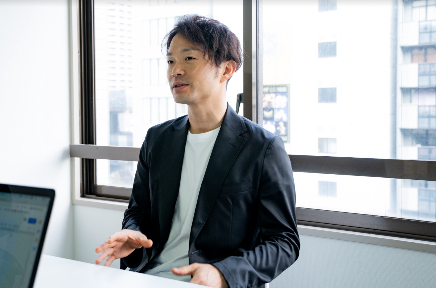 取材の様子